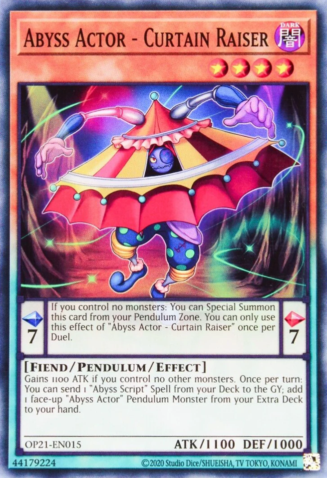 ABYSS ACTOR - CURTAIN RAISER [OP21]