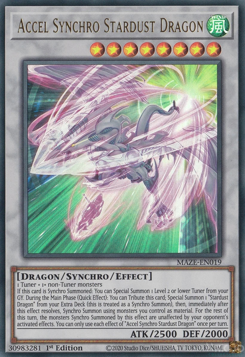ACCEL SYNCHRO STARDUST DRAGON [MAZE]
