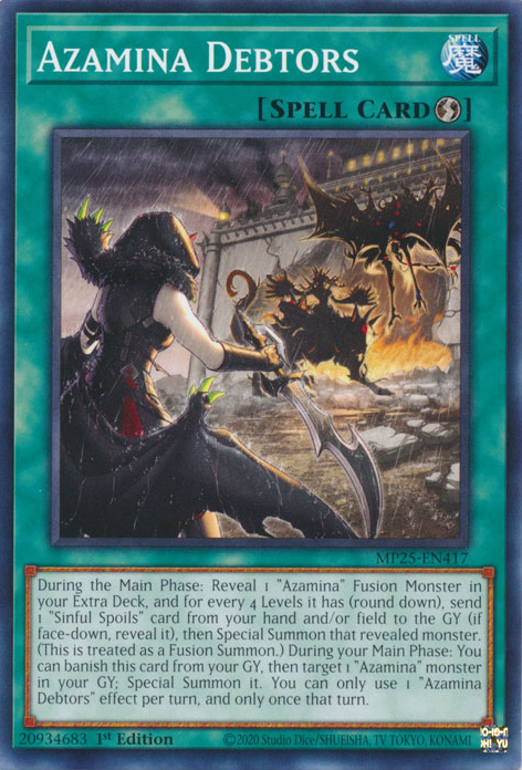 AZAMINA DEBTORS [MP25]