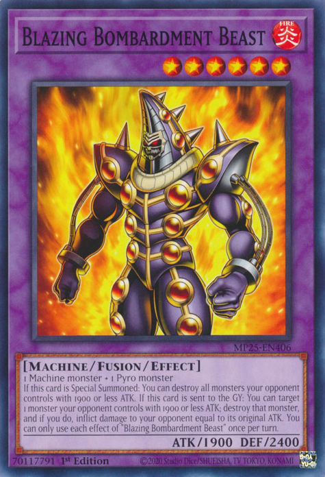 BLAZING BOMBARDMENT BEAST [MP25]
