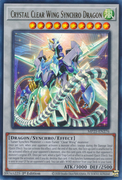 CRYSTAL CLEAR WING SYNCHRO DRAGON [MP25]