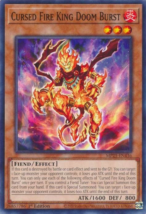 CURSED FIRE KING DOOM BURST [MP25]