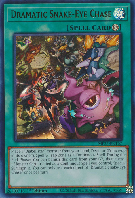DRAMATIC SNAKE-EYE CHASE [MP25]