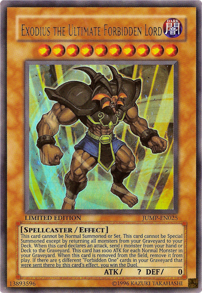 EXODIUS THE ULTIMATE FORBIDDEN LORD [JUMP]