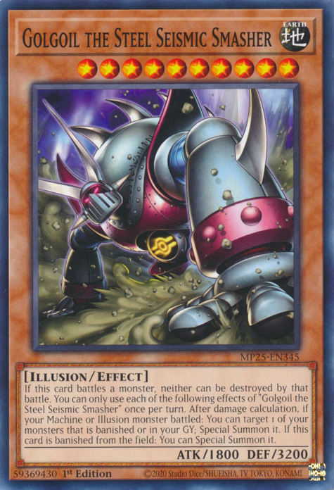 GOLGOIL THE STEEL SEISMIC SMASHER [MP25]