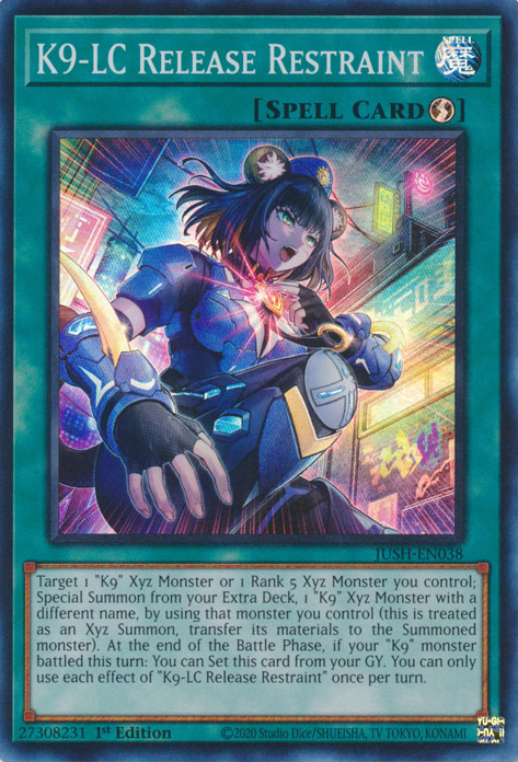 K9-LC RELEASE RESTRAINT [JUSH]