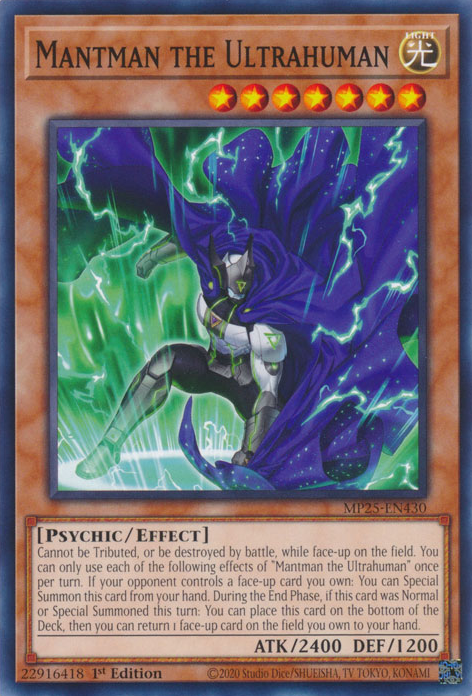 MANTMAN THE ULTRAHUMAN [MP25]