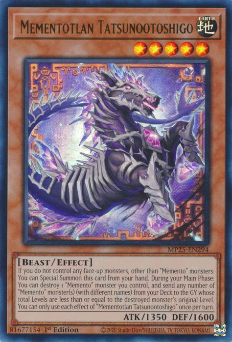 MEMENTOTLAN TATSUNOOTOSHIGO [MP25]
