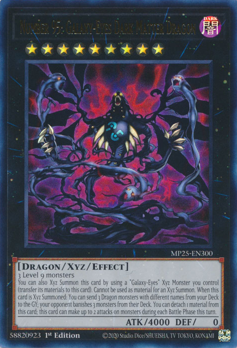 NUMBER 95: GALAXY-EYES DARK MATTER DRAGON [MP25]