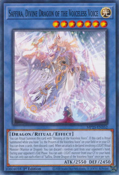 SAFFIRA, DIVINE DRAGON OF THE VOICELESS VOICE [MP25]