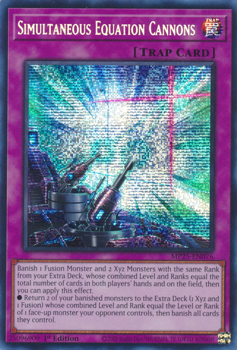 SIMULTANEOUS EQUATION CANNONS [MP25]
