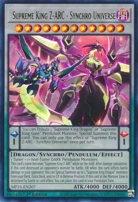 SUPREME KING Z-ARC - SYNCHRO UNIVERSE [MP25]