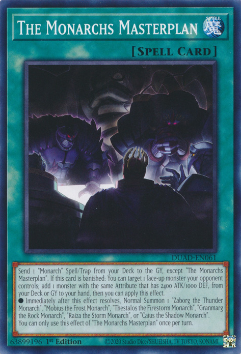 THE MONARCHS MASTERPLAN [DUAD]