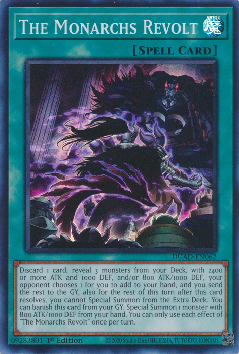 THE MONARCHS REVOLT [DUAD]