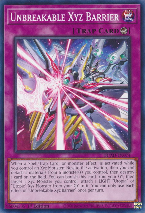 UNBREAKABLE XYZ BARRIER [DUAD]