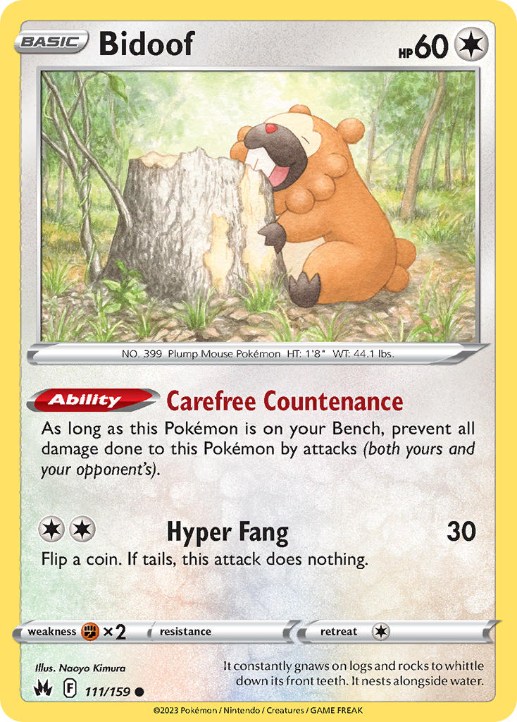 BIDOOF [CROWN ZENITH 111]