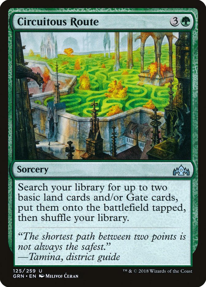 CIRCUITOUS ROUTE [GRN]