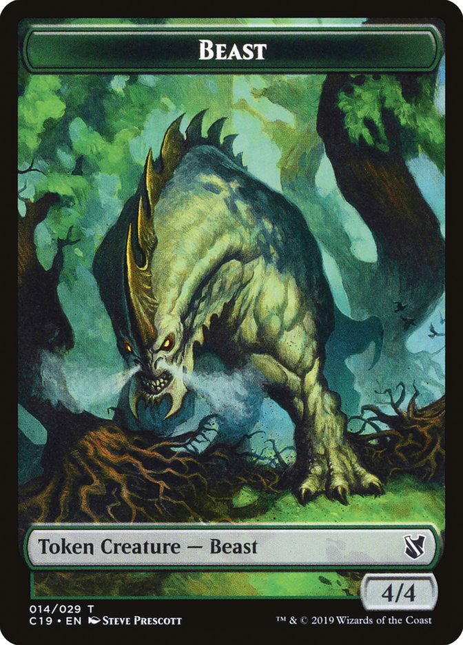 BEAST TOKEN // WURM TOKEN [C19]